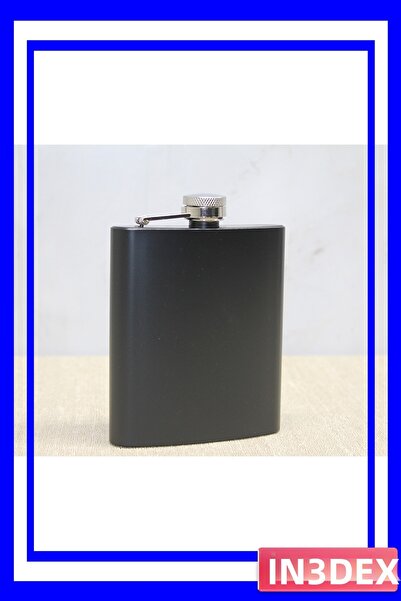 İN3DEX Stainless Steel Water Bottle 207ml Capacity Black