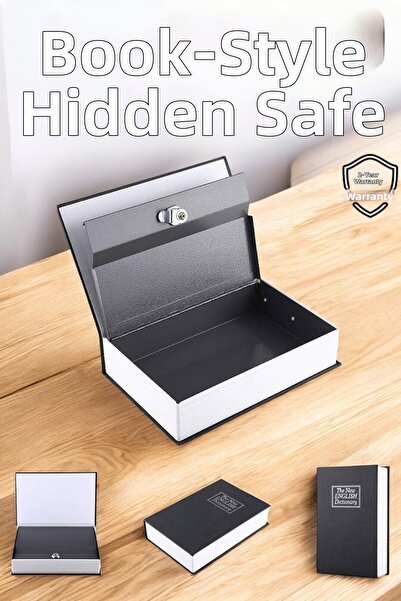 CT STONES Seif secret tip dicționar englezesc, cu aspect de carte, mini seif ...