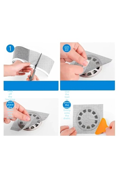 NW NessiWorld Multi-Purpose Drain Strainer and Fly Screen Repair Kit 10 cm * ...