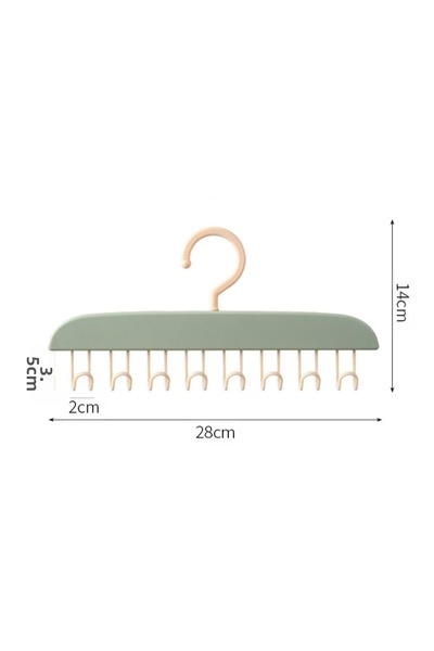 NW NessiWorld 8-Hook Multi-Purpose Adhesive Hanger