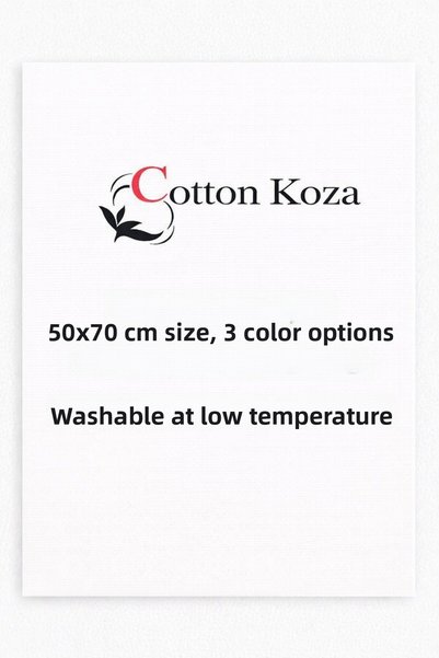 cottonkoza tekstil örme san. ve tic. ltd. şti. مجموعة من 3 مناشف قدم للحمام بنمط داملا - مناشف قدم ناعمة ماصة ومضادة للانزلاق
