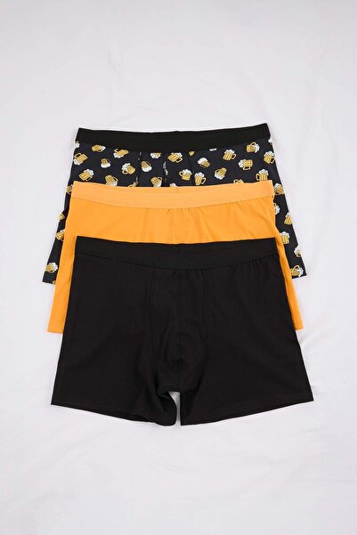 Trendyol Collection Multicolor, mărime mare, pentru bărbați, boxeri piese, cu...