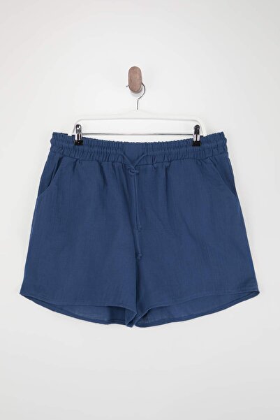 Trendyol Curve Îmbrăcăminte de plajă Pantaloni scurți și bermude din muselină...