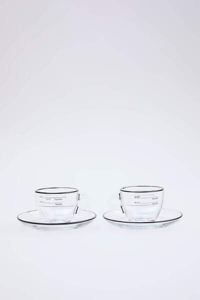 TRENDYOLMİLLA HOME 2'li Cam Espresso Fincan Seti TPHSS26KFC00004