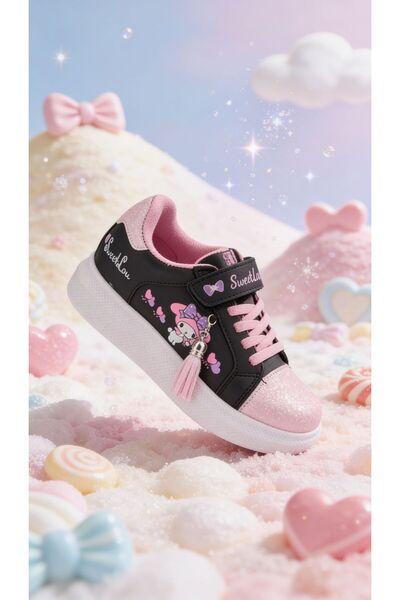 ZACOZ حذاء رياضي للفتيات من ميلوديا بتفاصيل لامعة، حذاء رياضي (اختر مقاس أكبر...