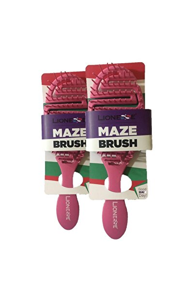 Tarko Perie de păr Lionesse Ovală Roz x 2