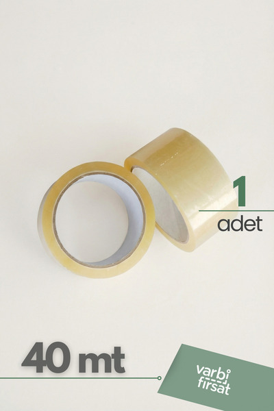 Varbifırsat Şeffaf Koli Bandı 45 Mm X 40 Metre Bant