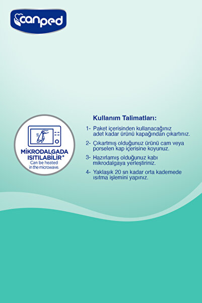 Canped Perine Bölgesi Temizleme Havlusu 50 Li x 3 Adet