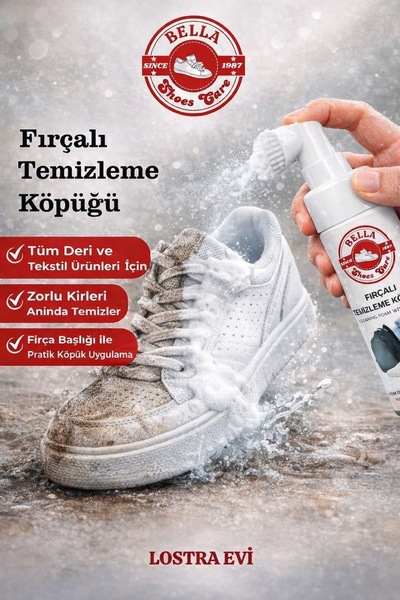 BSC SHOES CARE Bella Fırçalı Spor Ayakkabı Bakım Temizleme Köpüğü 150ml