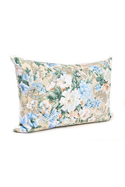 CLEAN KISSEN Goose Down and Feather Pillow with Print, 50 x 70 cm, Multicolor...