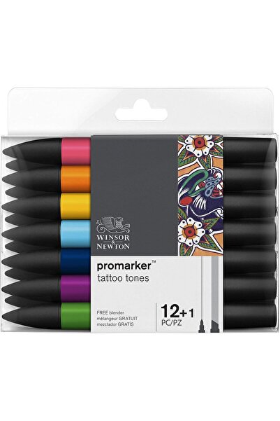 Winsor Newton Winsor & Newton Promarker 12'li Tattoo Tones