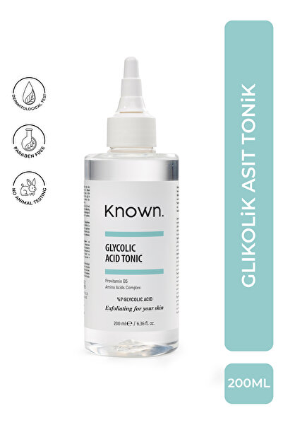 KNOWN. Gözenek Sıkılaştırıcı Glikolik Asit Tonik 200 ml