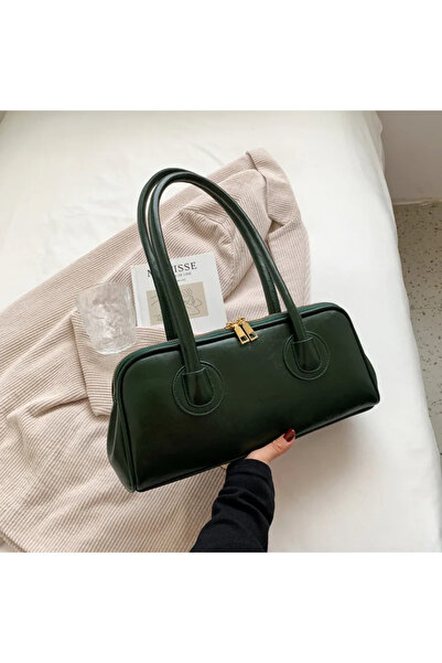 Mojeva Geantă de damă Mona Green cu mâner lung Baguette de mână și de umăr