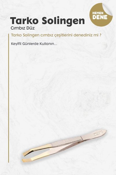 Tarko Solingen Cımbız 7335 Düz