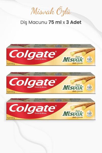 Colgate Misvak Özlü Diş Macunu 75 ml x 3 Adet