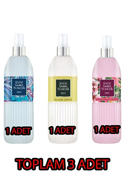 Eyüp Sabri Tuncer Klasik Limon, Okyanu ve Japon Kiraz Çiçeği Kolonyası 150 ml...