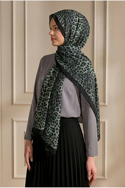 Wega Moda Leopar Desenli Bambi Pamuk Şal – Soft Dokulu Kadın Şal