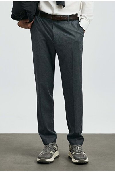 Lufian 112190330 Sterno Smart Чоловічі брюки-чіно Slim Fit Чоловічі брюки СІРІ