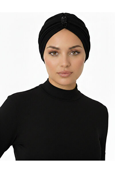 elysianfidan Design Tulle Cristal Piatră Brodat Căptușit cu două fețe Turban ...