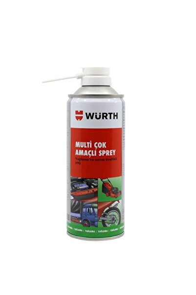 Würth Multi Yağlayıcı + Pas Sökücü Çok Amaçlı Sprey 400 ML -Alman Kalitesi- O...