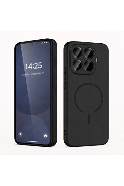 Kipgsm Xiaomi Mi 14T Pro Uyumlu Kılıf Magsafe Şarj Destekli Kamera Korumalı Y...