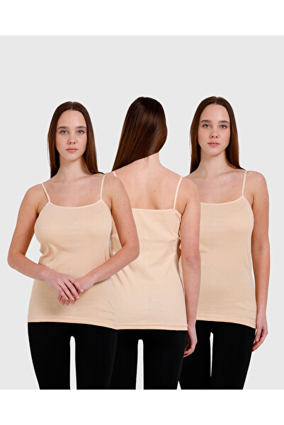MODA Giysem 3'lü Basic İp Askılı Atlet
