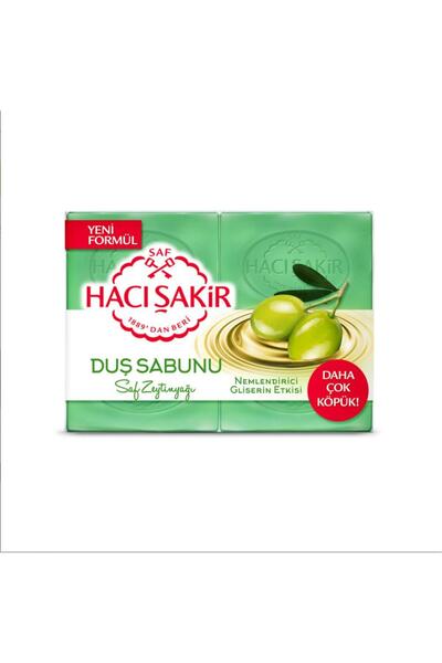 Hacı Şakir Pure Olive Oil Glycerin Shower Soap 4 x 125 gr