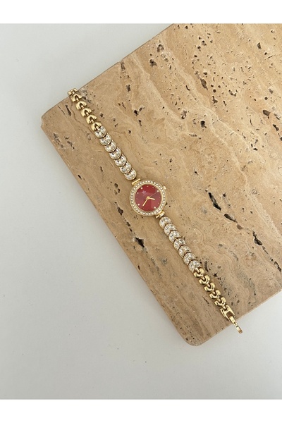 Savior Collection Aria Gold Red Watch