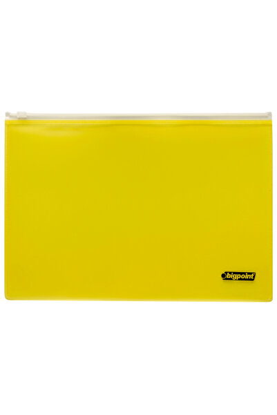 Bigpoint Document File with Lock A4 Pp Yellow X 12 Pieces