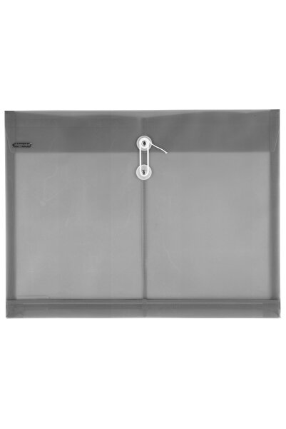 Bigpoint Document File Drawstring Side A4 Smoky X 10 Pieces