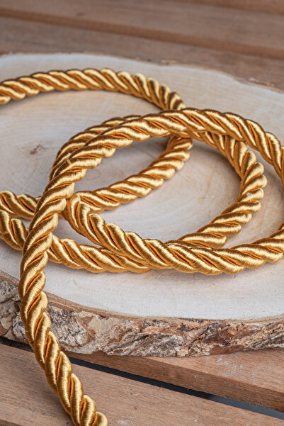 MEFAKS TEKSTİL 10 mm Örgü İpi Halat İpi – Bambu Kordon İp (1 Metre), Supla Ru...