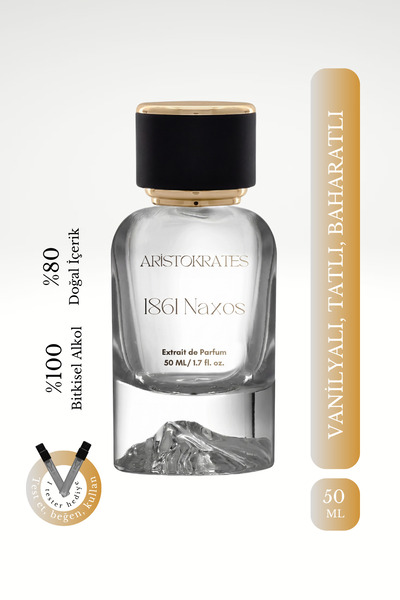 Aristokrates 1861 Naxos Unisex Extrait de Parfüm 50 ML | Vanilyalı, Baharatlı...