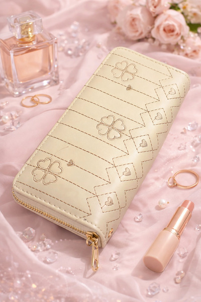 OEM Portofel Dama, 2 Fermoare, Elegant