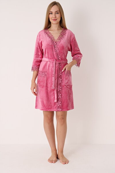 ROMEO LİFE Halat de baie pentru femei din bumbac moale din bambus Îmbrăcămint...