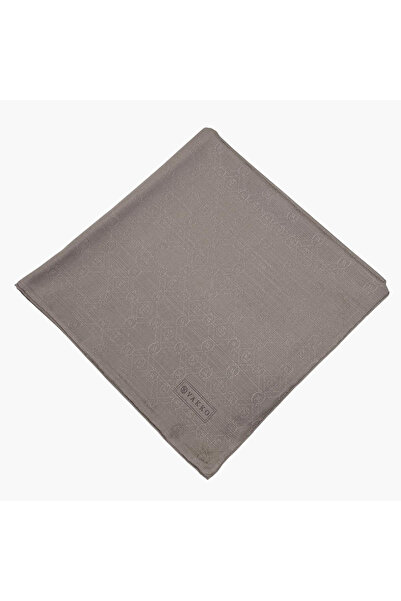 Vakko Cotton Silk Scarf - New Hologram - New Smoke