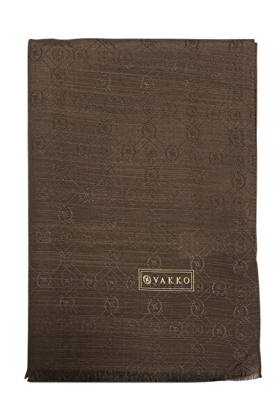 Vakko Pamuk İpek Şal - Yeni Hologram - Yeni Acı Kahve