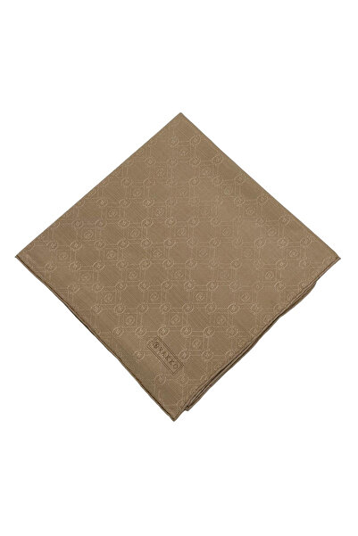 Vakko Pamuk İpek Eşarp - Yeni Hologram - Camel