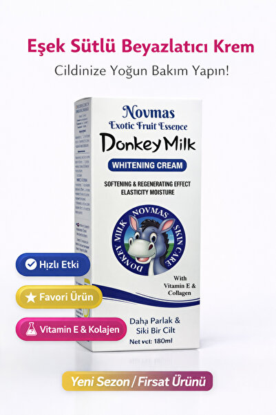 Wokali Donkey Milk Leke Karşıtı Aydınlatıcı Cilt Bakım Kremi