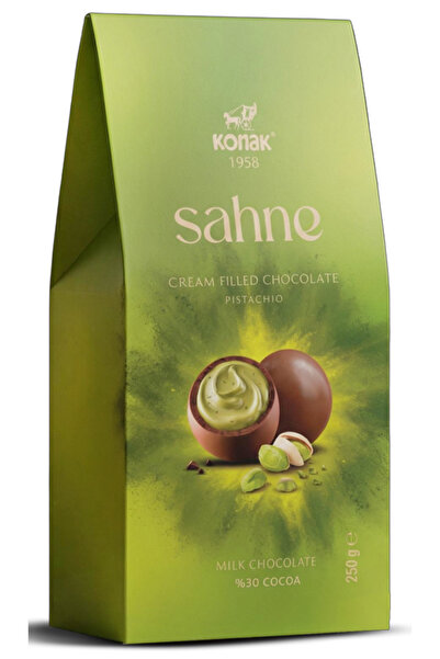 KONAK Sahne Antep Fıstıklı Sütlü Çikolata 250 GR
