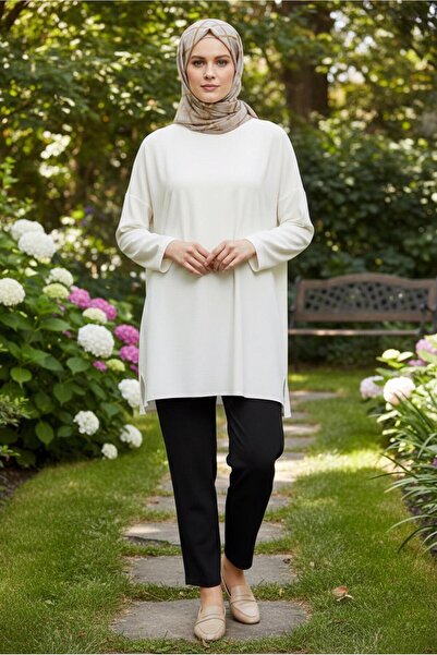 Alvina Pantaloni cu talie elastică de mărime plus - 70639