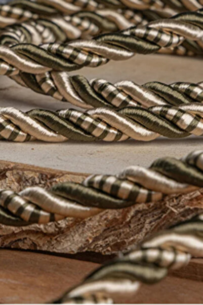 MEFAKS TEKSTİL 10 mm Örgü İpi Halat İpi – Bambu Kordon İp (1 Metre), Supla Ru...