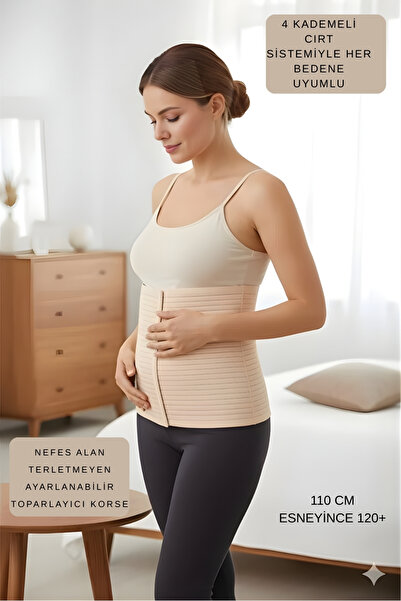 figiza Doğum Sonrası Toparlayıcı Korse Sezeryan Ameliyat Sonrası Ayarlanabili...