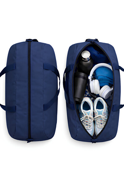 KAFF Medium Size Navy Blue Front Pocket Adjustable Shoulder Strap Hand Travel...