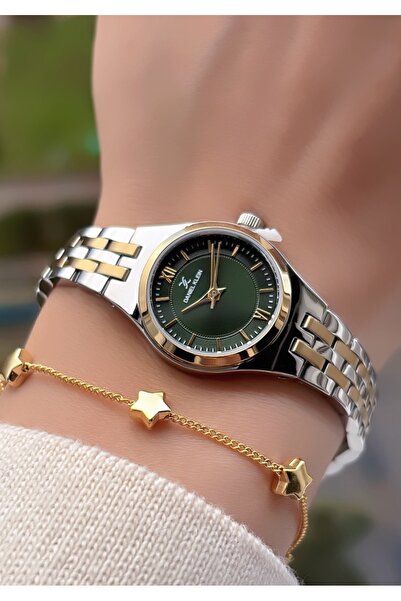 Daniel Klein Yeni Sezon Minimal Yeşil Kadran Kadın Kol Saati - Çelik Kordon -...