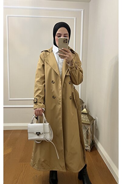 Esre Store 999 Колан скромен тренч камел