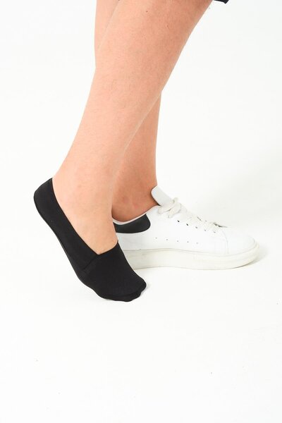 C&City جوارب قصيرة غير مرئية من القطن للرجال باللون الأسود