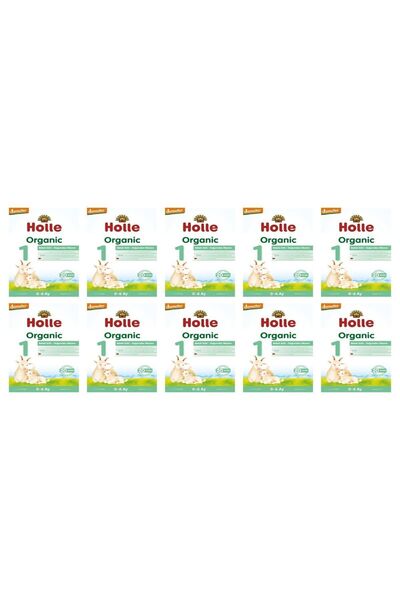 Holle ORGANİK KEÇİ 1 BEBEK SÜTÜ 400 GR 10 ADET