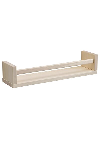 IKEA QUALİTY Ahşap Duvara Monte Baharat 40x10x9 Cm İkea Mutfak Rafı Baharat İ...