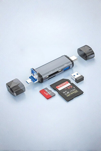 ForWhat Cihazlar için 3HUB UsbC-Usb Card Reader Okuyucu