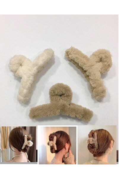 NEW HİLL 3-dijelni set kopči sa zasunom Pliš